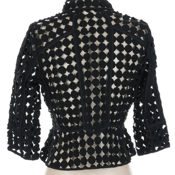 White House Black Market Lattice Jacket (NWOT, size 2) - Picture 3 of 5